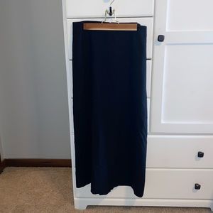 Long black skirt